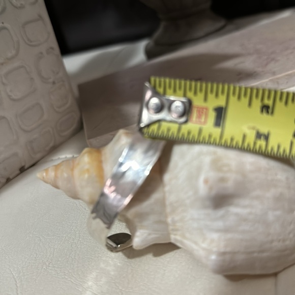 Gorgeous Handmade Sterling Silver Cuff Style Bracelet-Made in Italy-EUC - Picture 16 of 16